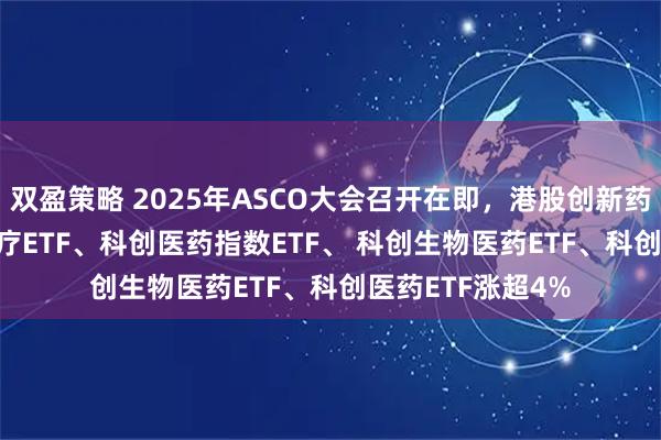双盈策略 2025年ASCO大会召开在即，港股创新药50ETF、恒生医疗ETF、科创医药指数ETF、 科创生物医药ETF、科创医药ETF涨超4%