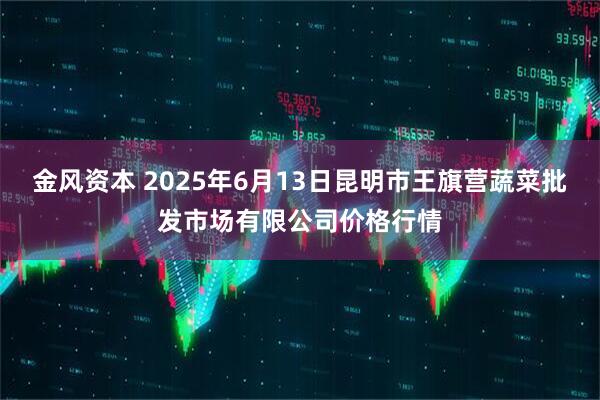 金风资本 2025年6月13日昆明市王旗营蔬菜批发市场有限公司价格行情