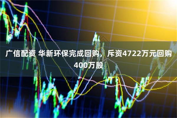 广信配资 华新环保完成回购，斥资4722万元回购400万股