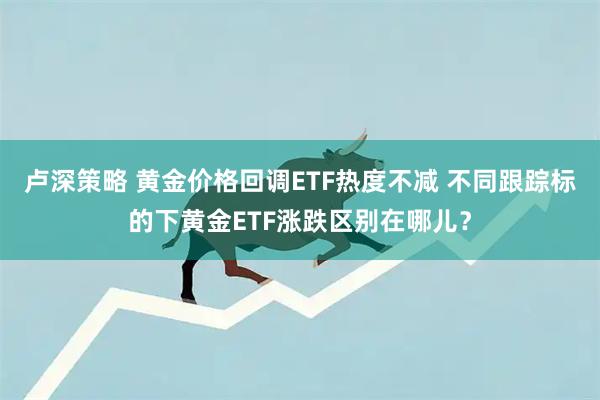 卢深策略 黄金价格回调ETF热度不减 不同跟踪标的下黄金ETF涨跌区别在哪儿？
